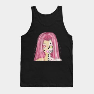 anime skull girl Tank Top